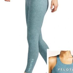 Beyond Yoga Peloton Caught in the Midi Blue Space Dye Leggings - Sz L